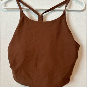 Brown Old Navy Powersoft Active Tank, Size large